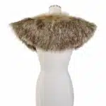 Cape en fourrure Viking médiévale femme